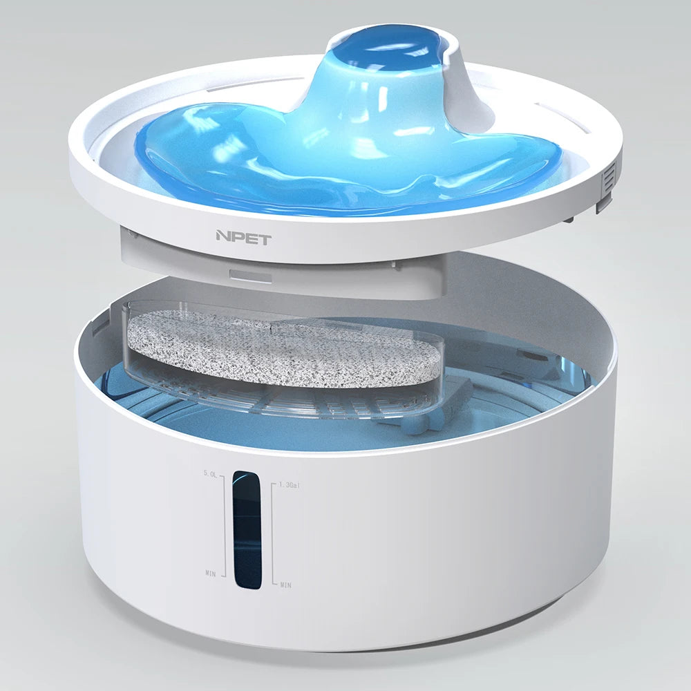 Automatic dog water fountain