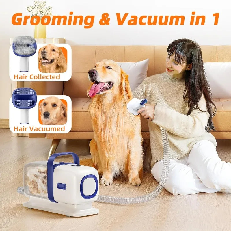 Dog Grooming Kit with Pet Grooming Vacuum