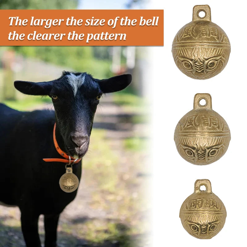 1Pc Sheep Pet Dog Copper Bells