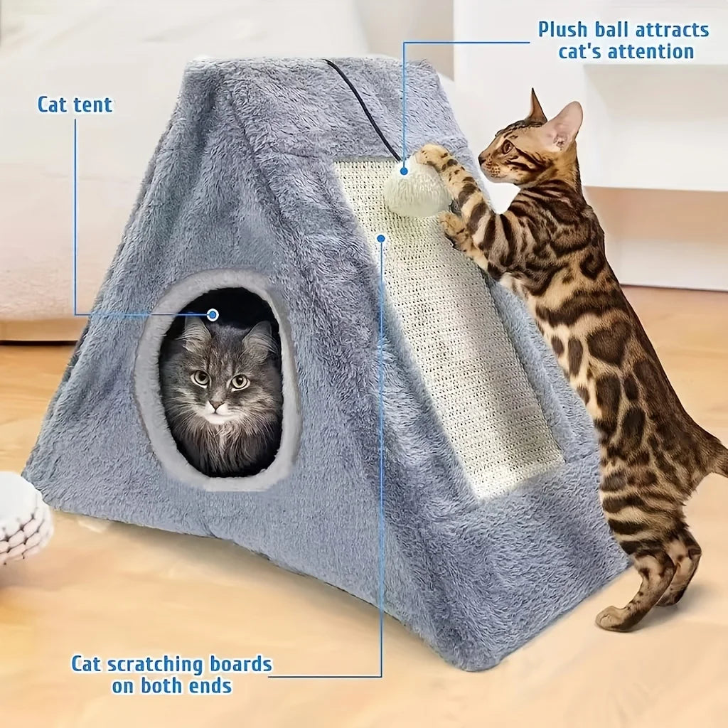 Pet bed suitable for cats under 15 pounds