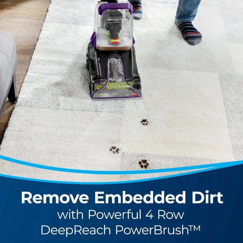 BISSELL Powerforce Powerbrush Pet Lightweight Carpet Cleaner, 2910