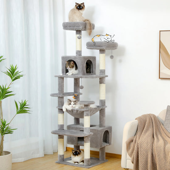 Large Cat Tree and Tower for Indoor Cats