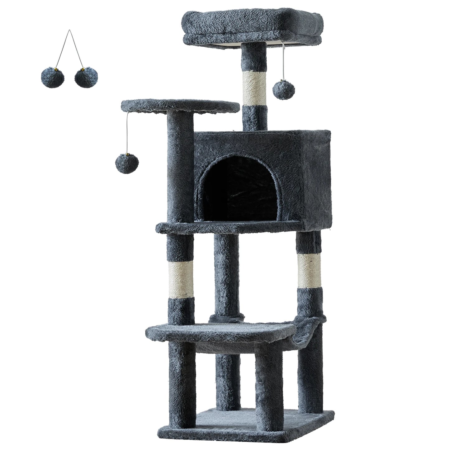 JHK 44in Tall Multi-Cat Climbing Cat Tree