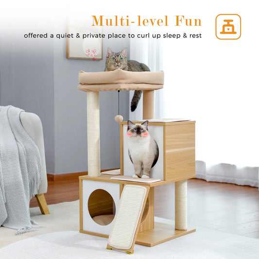 Wooden Cat Tower