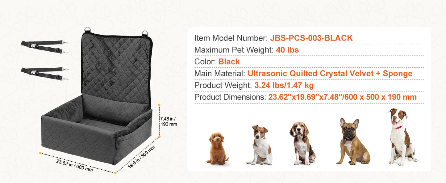 SucceBuy Dog Car Seat