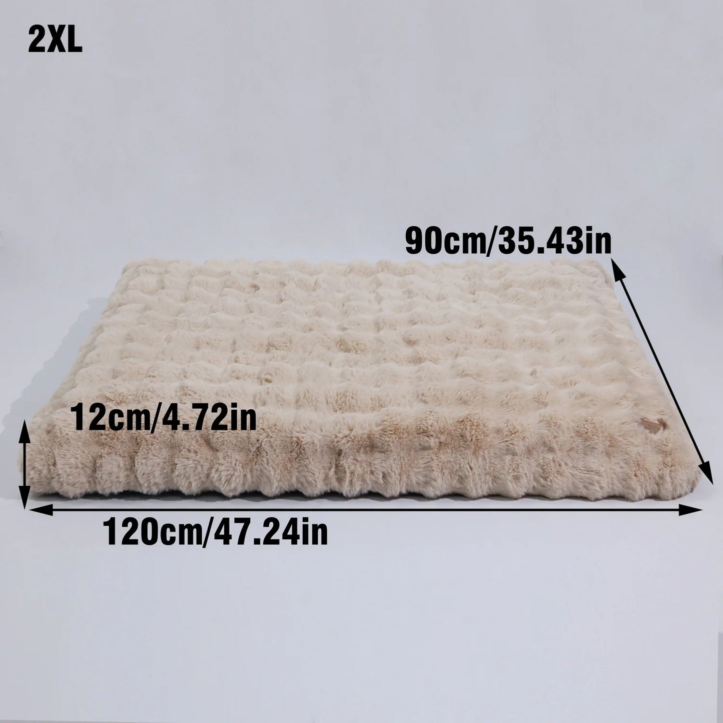 M-4XL Ultra-soft Plush Dog Bed