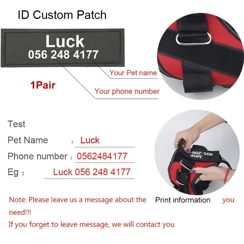 Dog Harness Adjustable Pet Vest