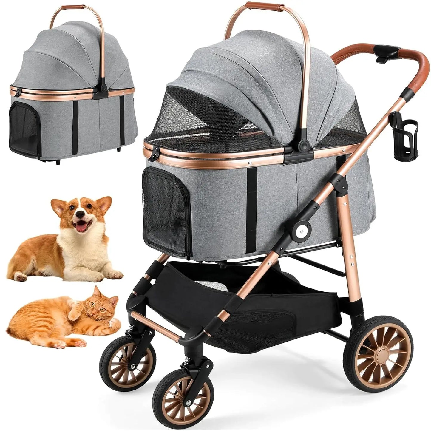Dog Buggy Stroller Box