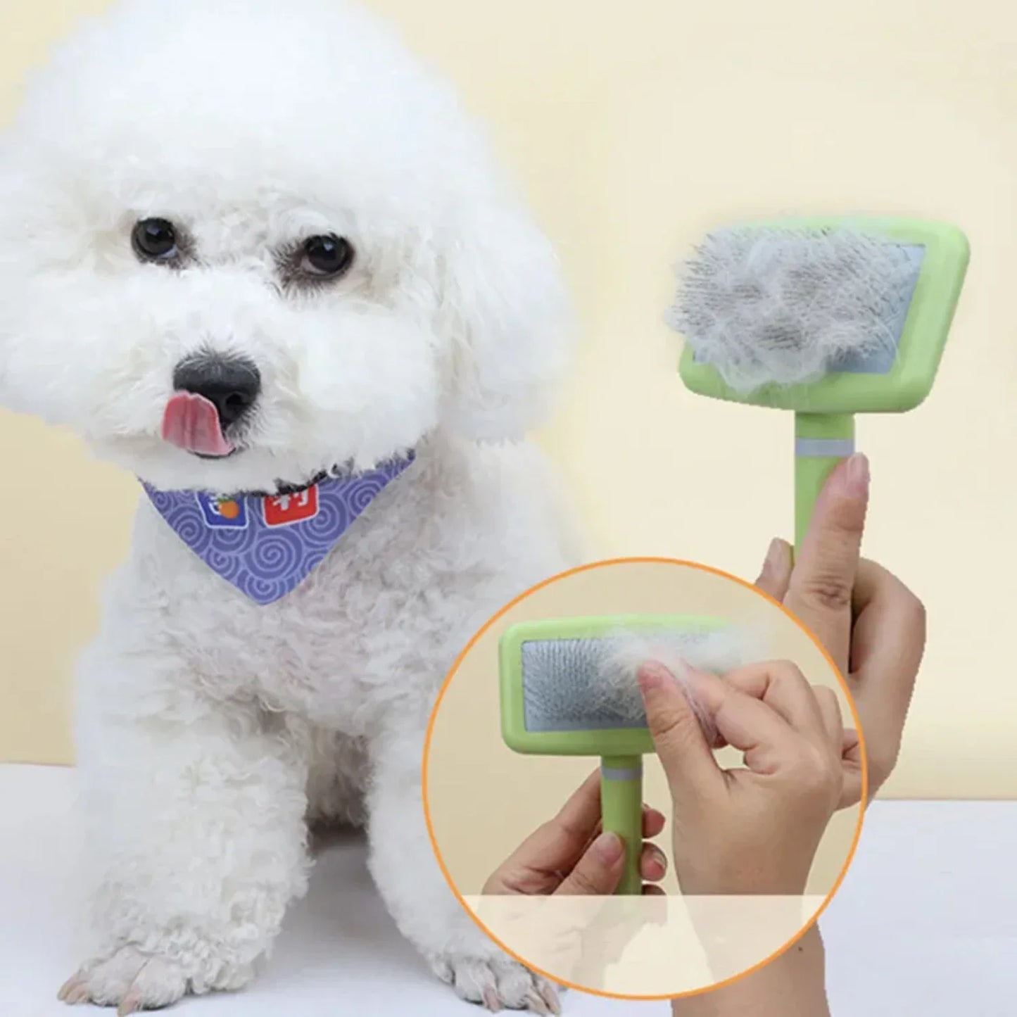 2PCS Dog Brush Pet Hair Remover