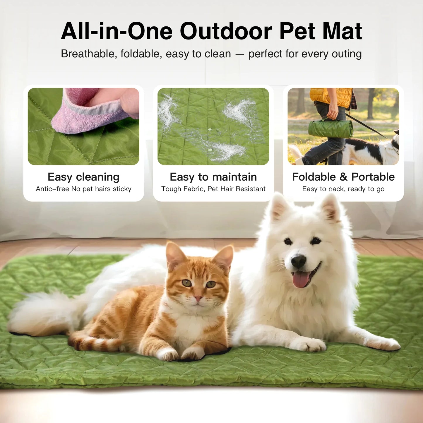 Outdoor Portable Dog Mat