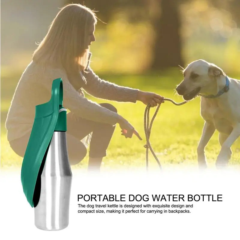 Dog Water Bottle 27oz Stainless Steel