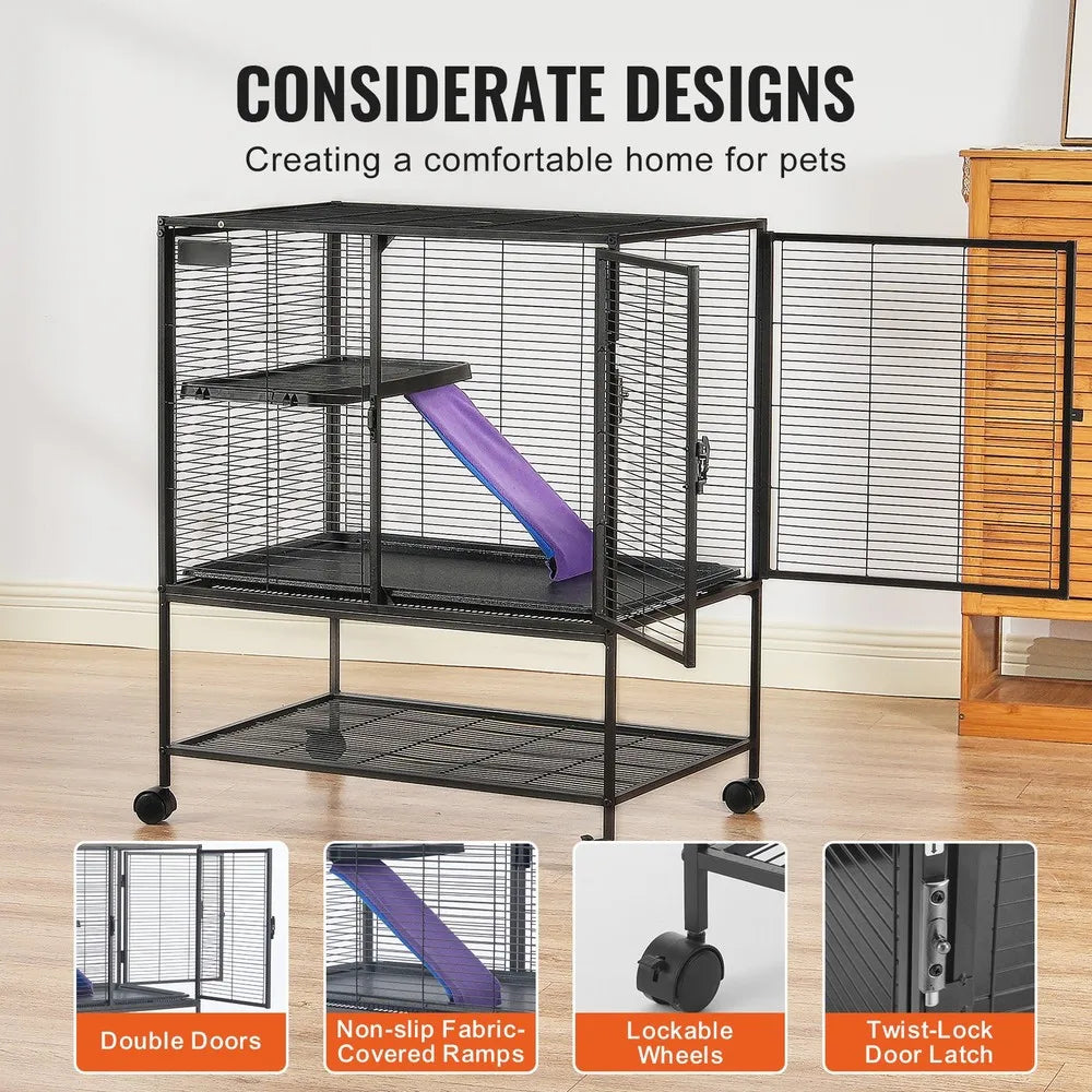 34" Metal Small Animal Cage