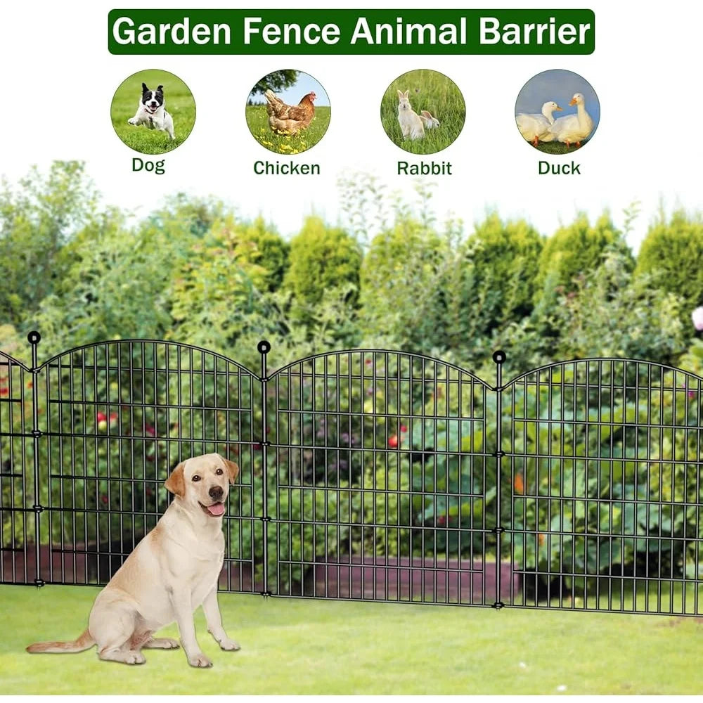 10 Panels No Dig Garden Fence