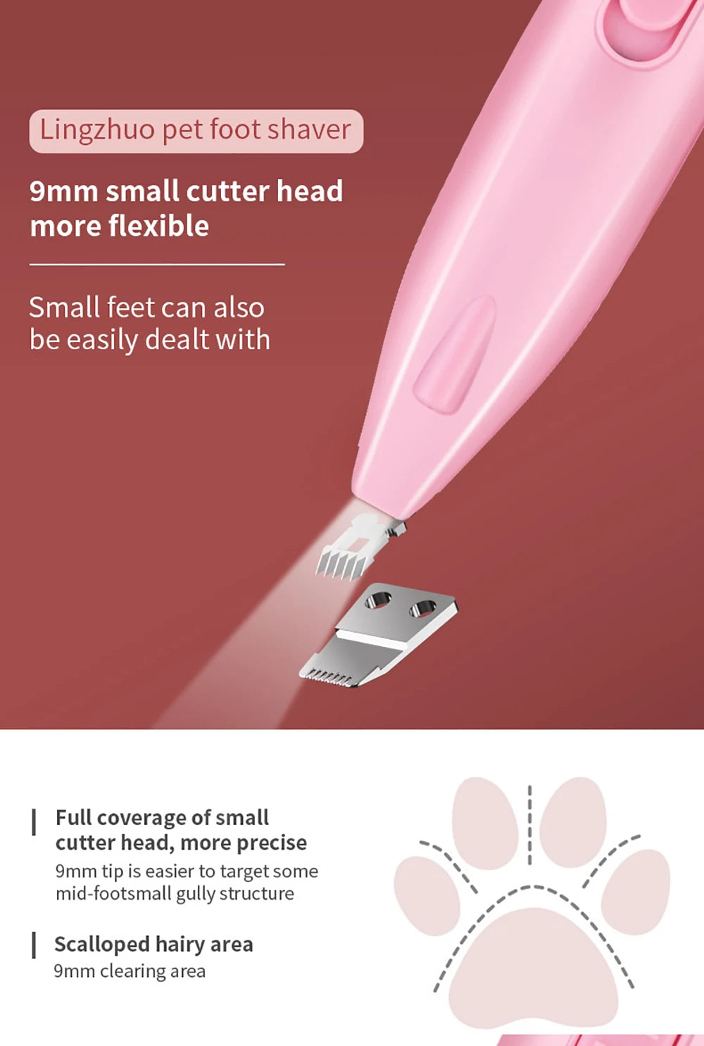 Dog Hair Trimmer Electric