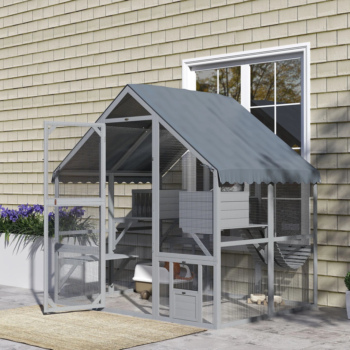 Large Catio Outdoor Cat Enclosure