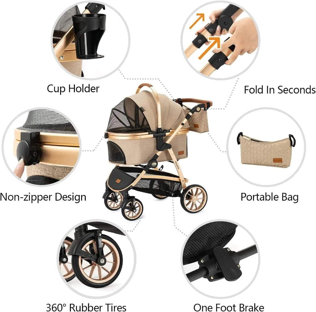 Pet Stroller 3 in 1
