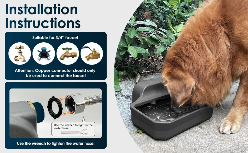 Automatic Dog Water Dispenser
