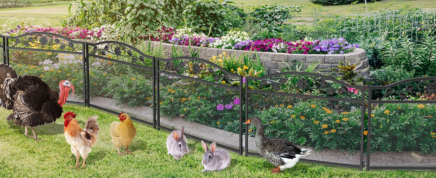 Set of 5 Dog Fence Panels