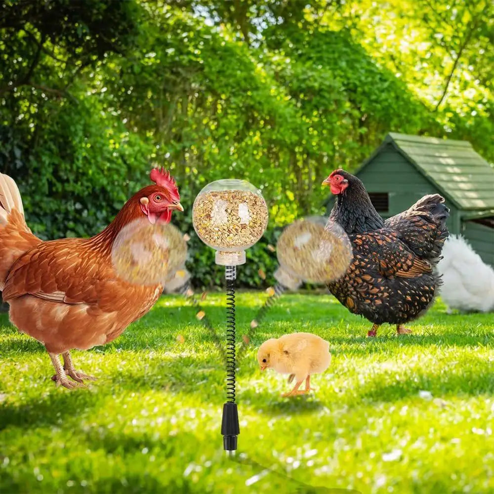 2pcs Chicken Swing Feeder
