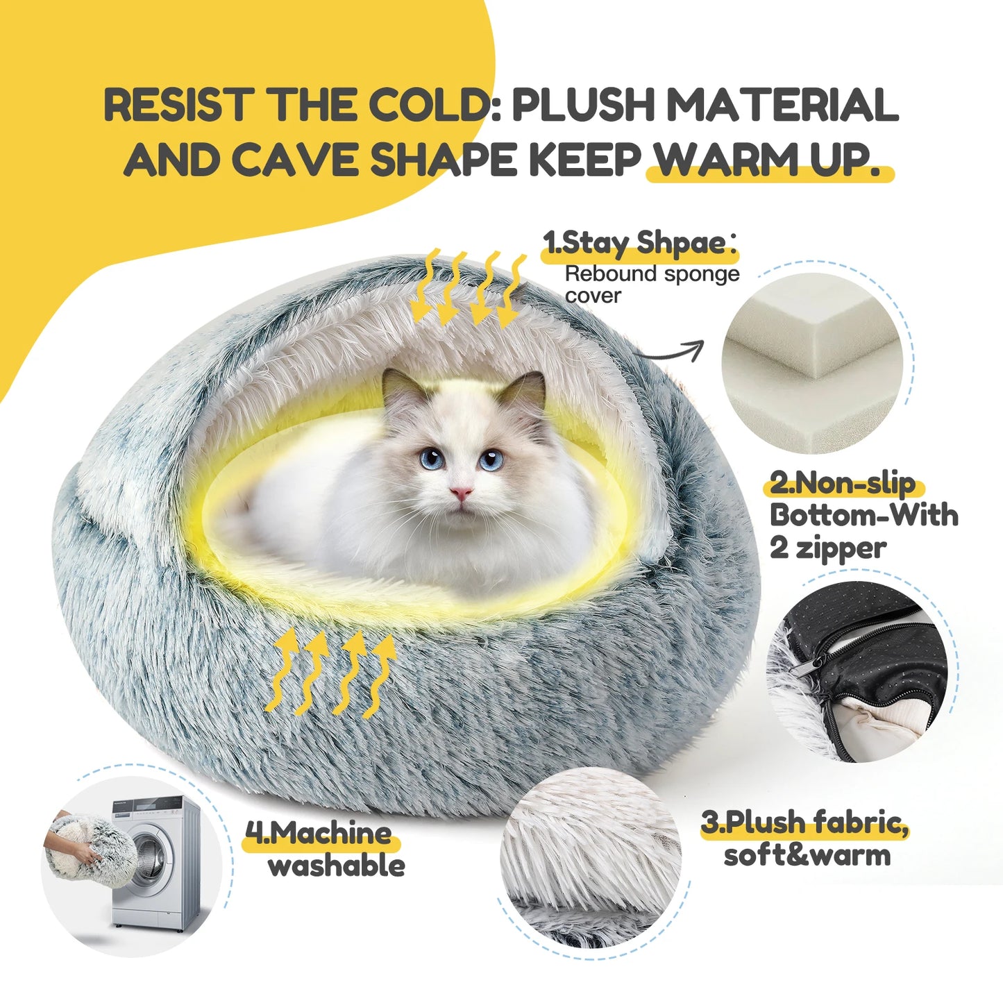 Pet Lovely Nest Soft Comfortable Bed