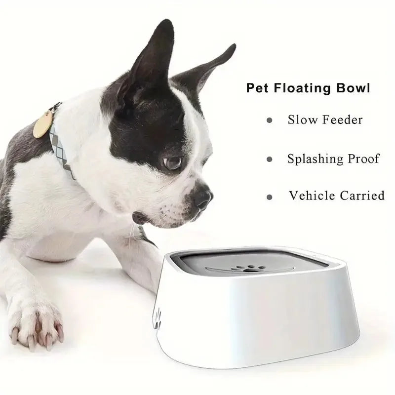 Spill-Proof Plastic Pet Water Bowl