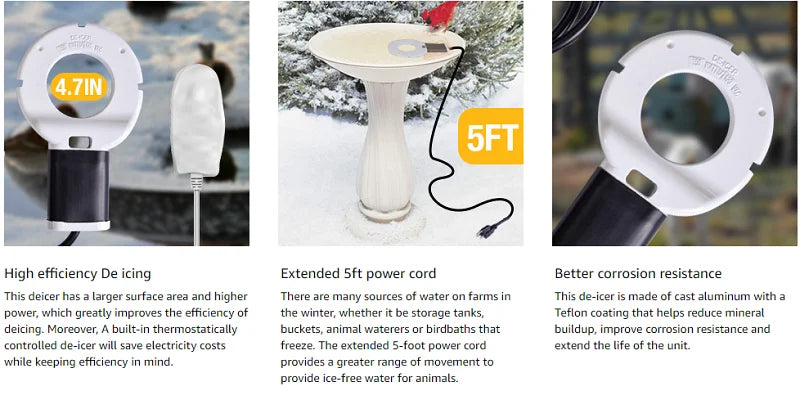 250Watt / 500Watt Stock Tank Heater