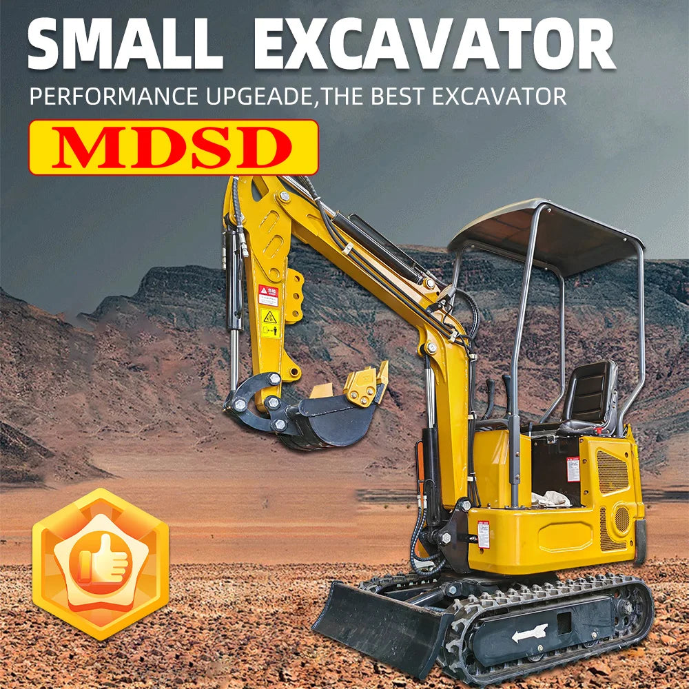 Mini Excavator With Multiple Accessories Available