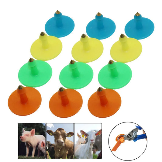 50Pcs Anti-Shedding Sheep Pig Cattle Ear Tag