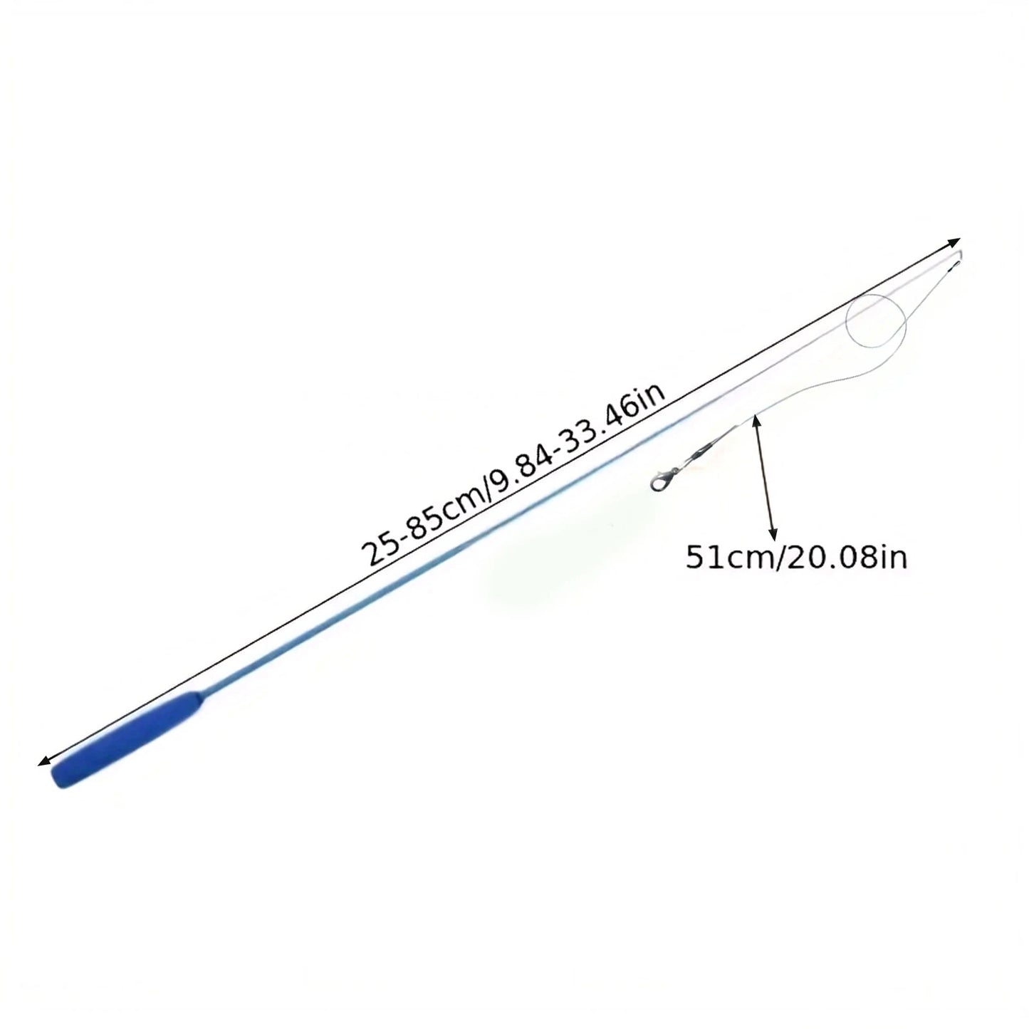 Retractable Cat Teaser Stick Set