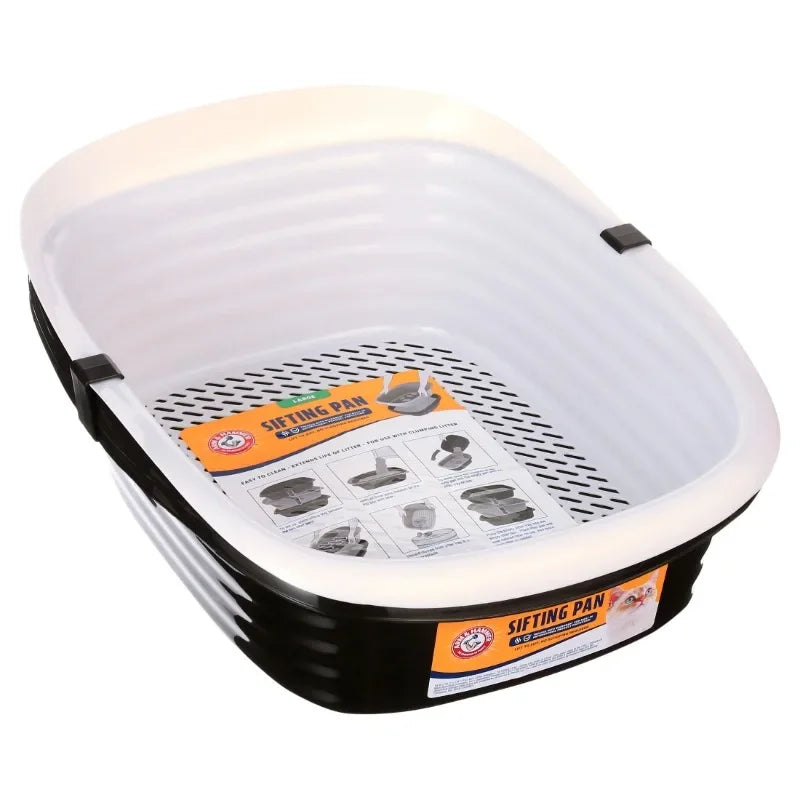 (2 pack) Arm & Hammer Sifting Cat Litter Box