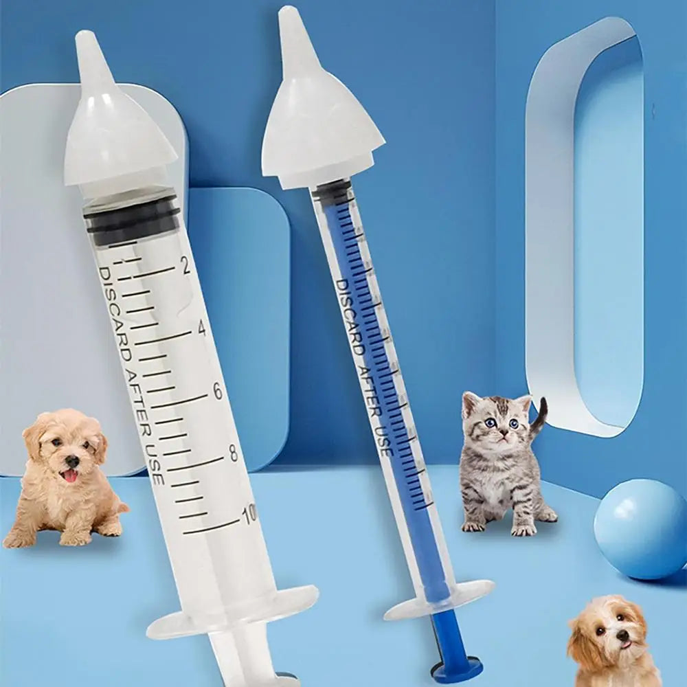 Universal Pet Feeding Nipple White