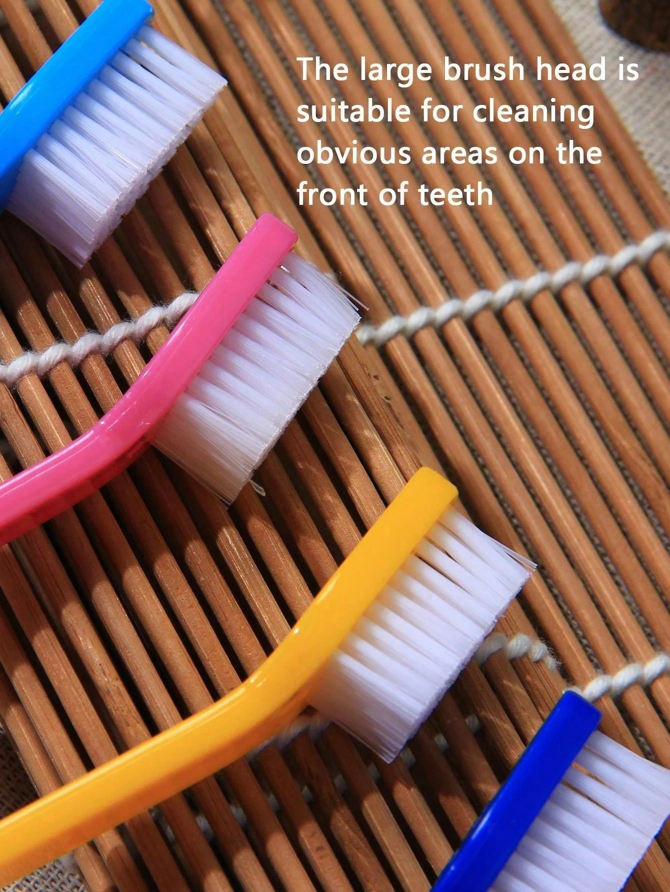 5pcs/set Long Handle Pet Toothbrush