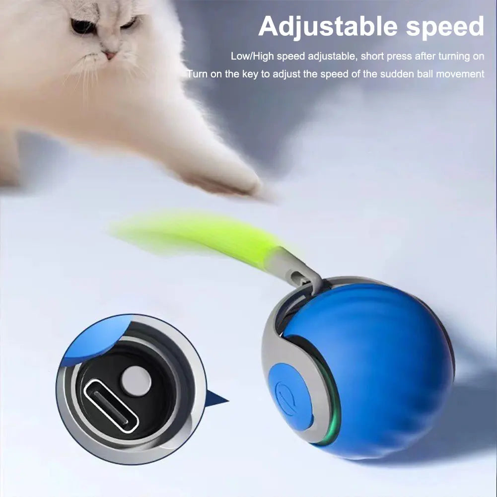 Automatic Moving Cat Toy Ball