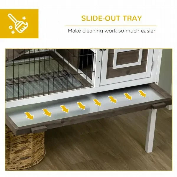 PawHut Indoor Rabbit Hutch