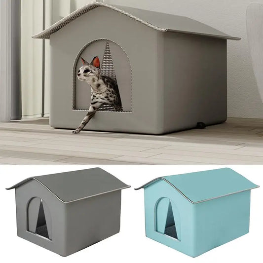 Outdoor Cat House for Winter