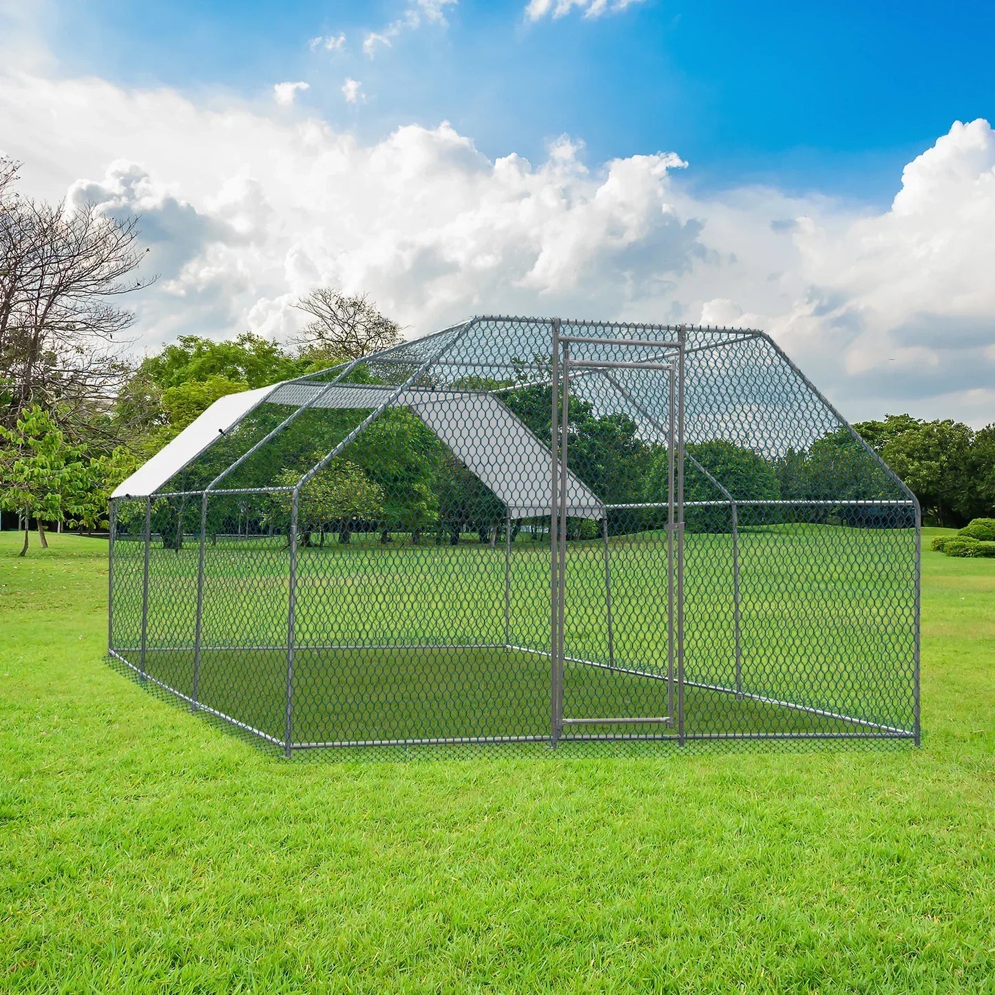 Large Metal Chicken Coop