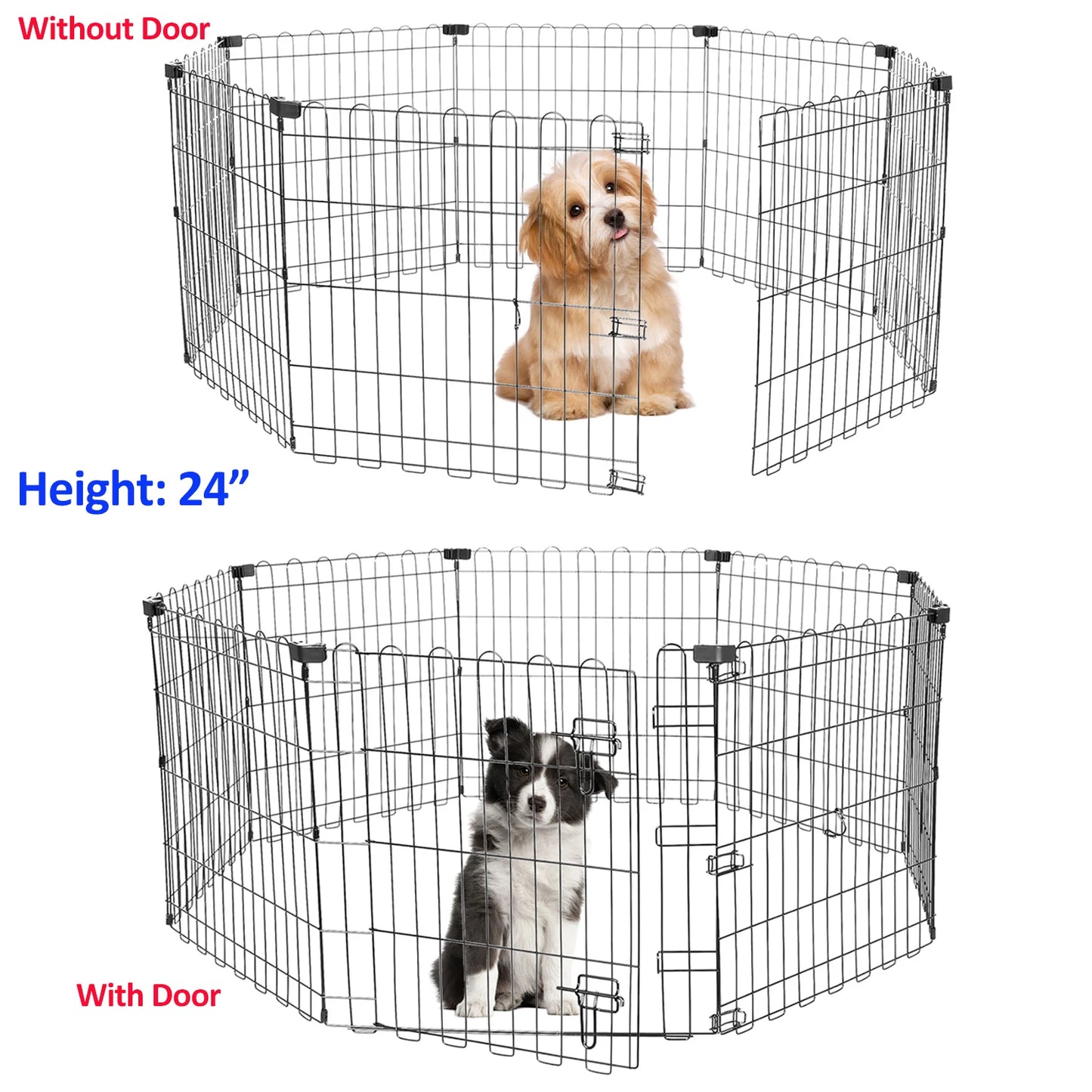 Foldable Metal Exercise Dog Playpen