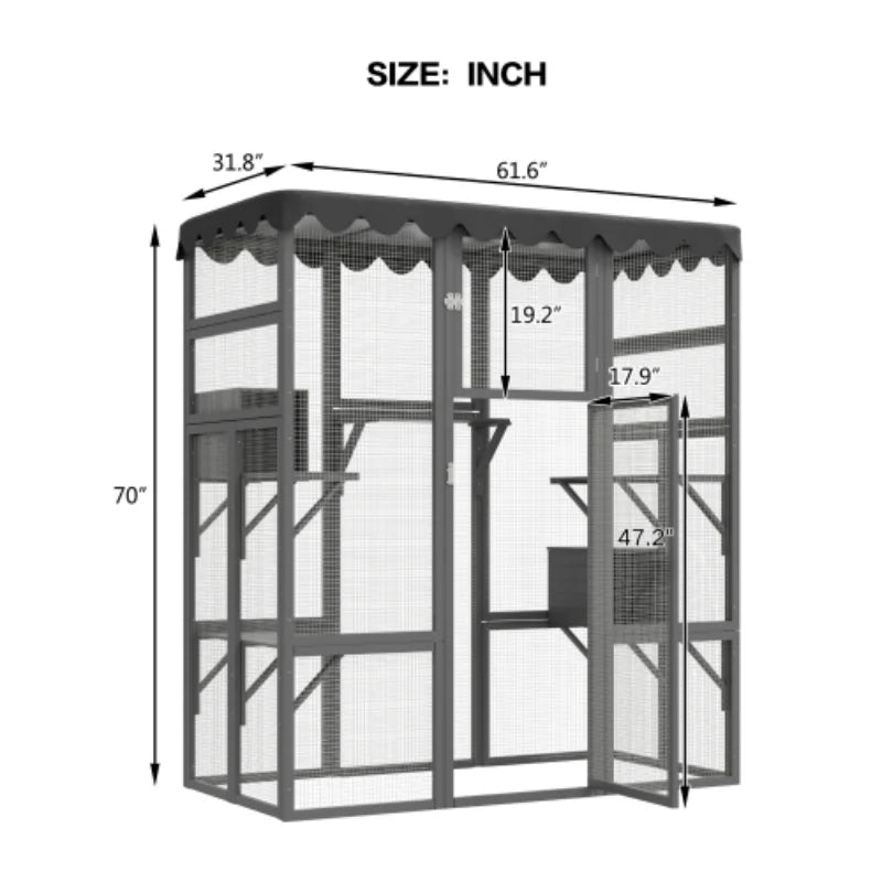 Outdoor Cat House Big Catio