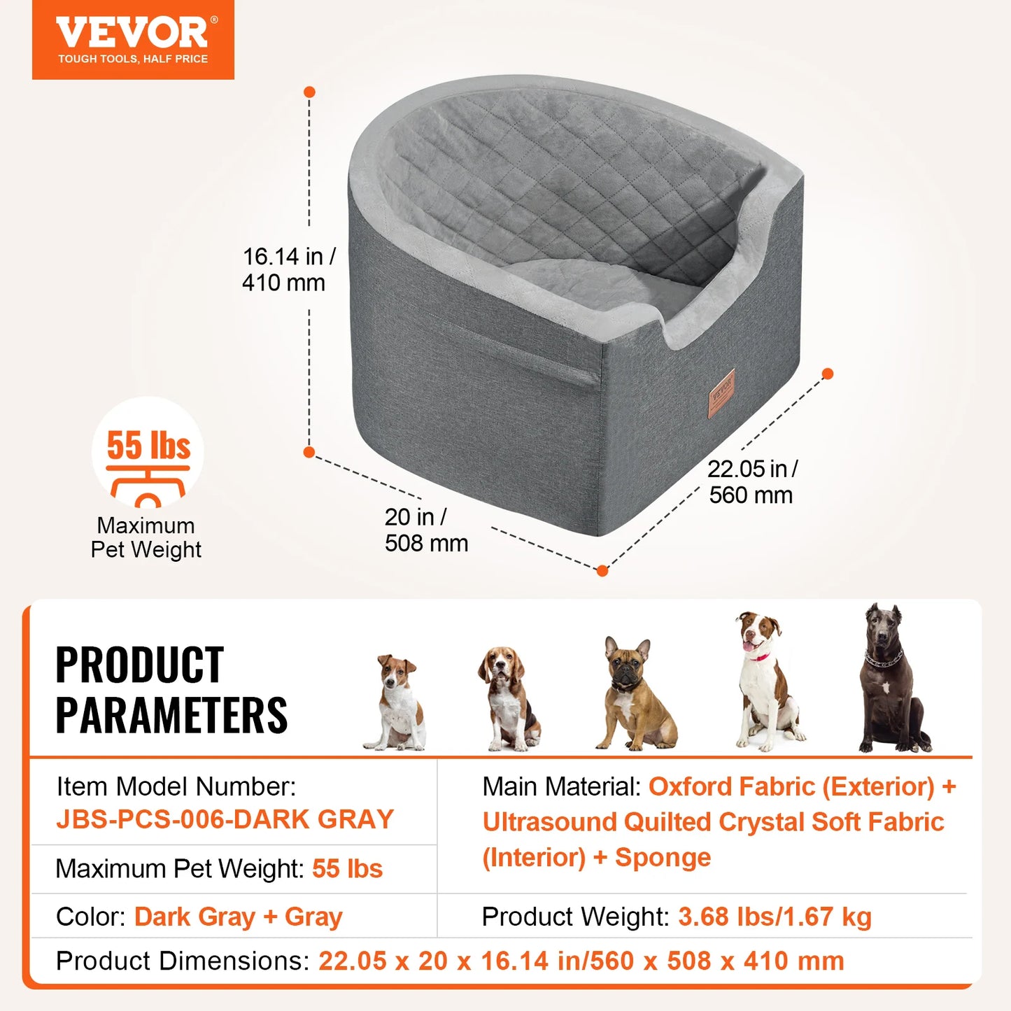SucceBuy Dog Car Seat