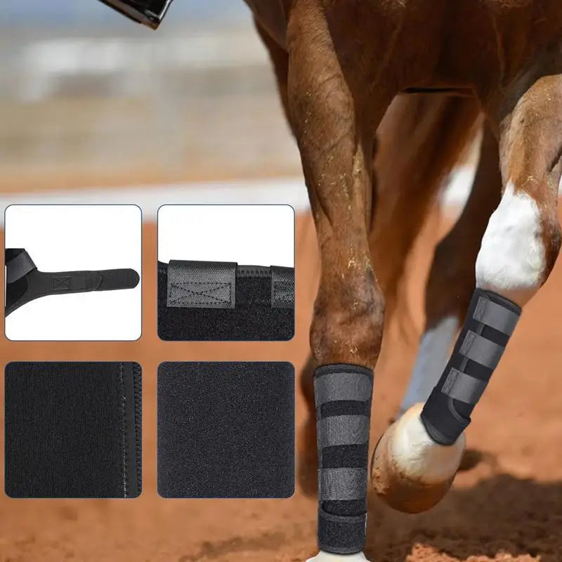 2pcs Horse Boots Leg Guard Protector
