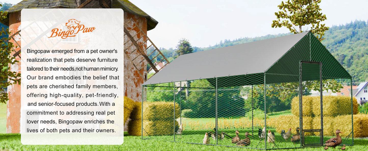 Heavy Duty Upgrade Outdoor Chicken Coop