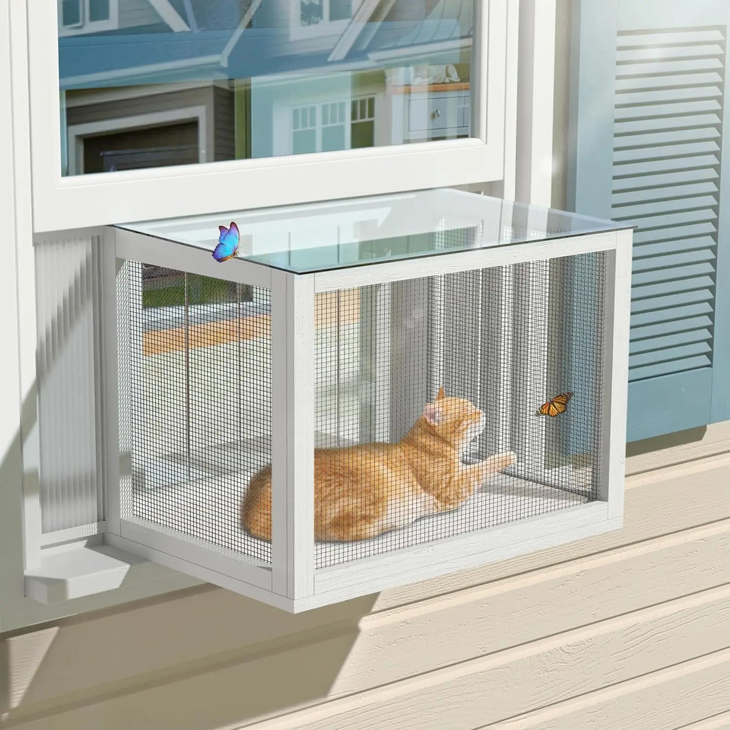 Cat Window Box, Universal Cat Window Perch Catio