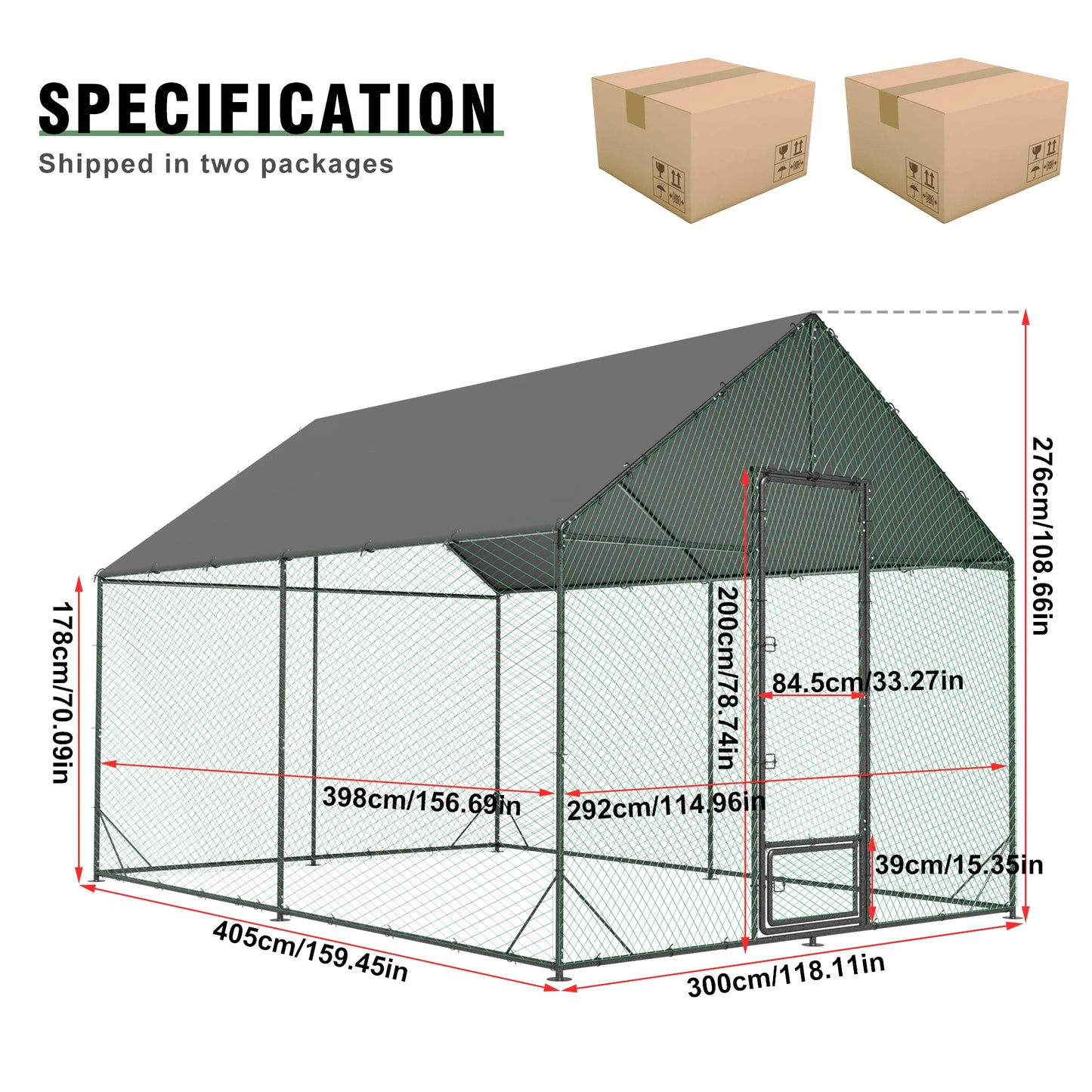 Heavy Duty Upgrade Outdoor Chicken Coop