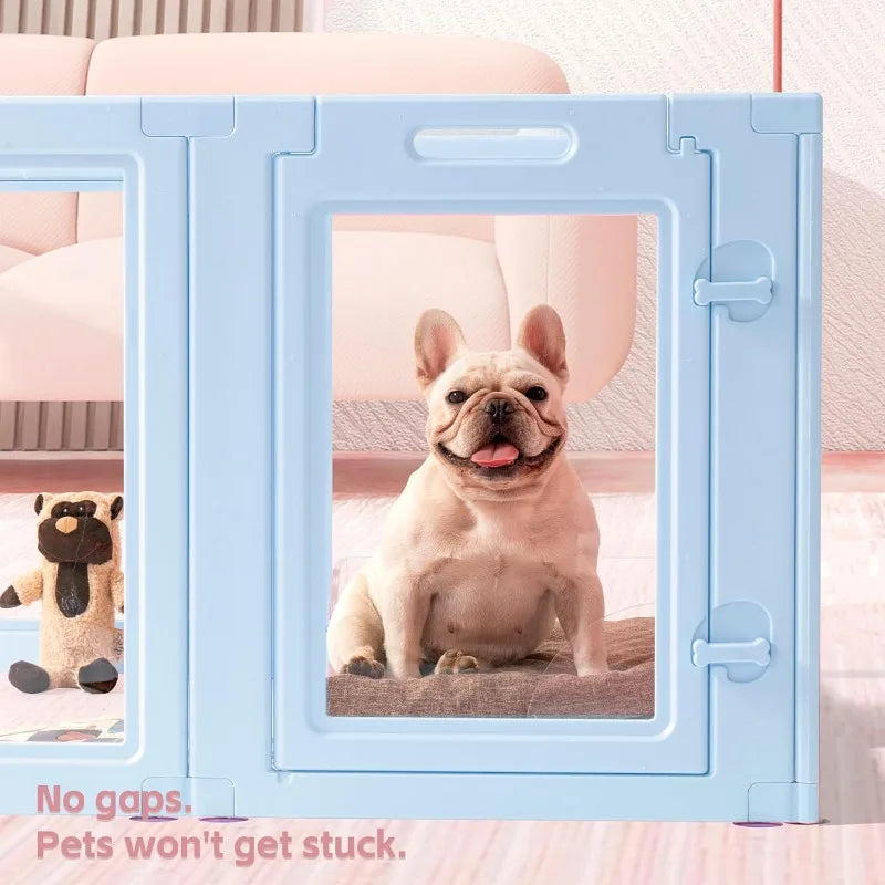 DIY Clear Acrylic Dog Playpen House