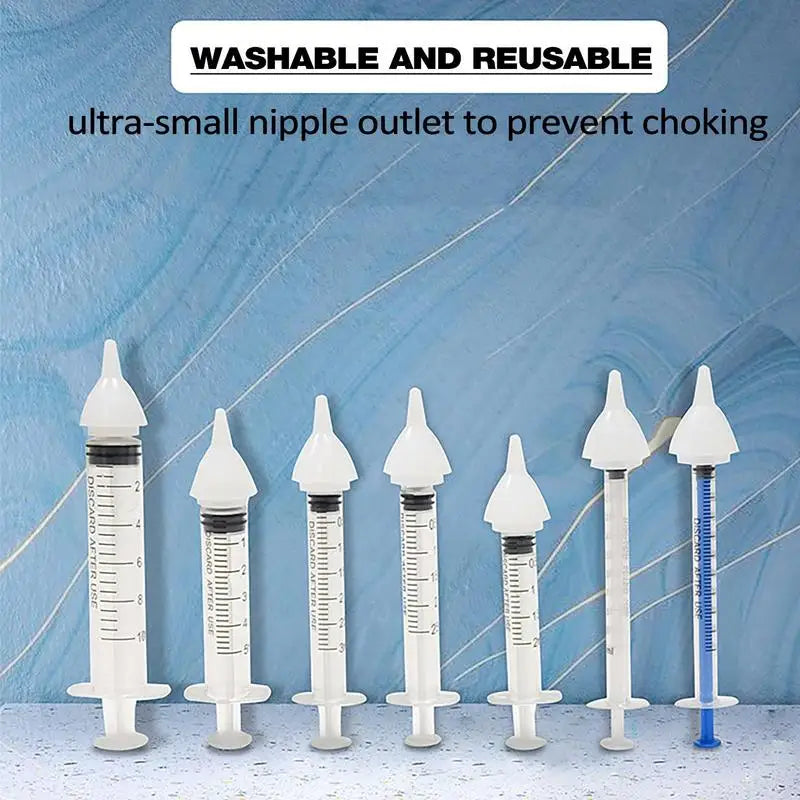Universal Pet Feeding Nipple White