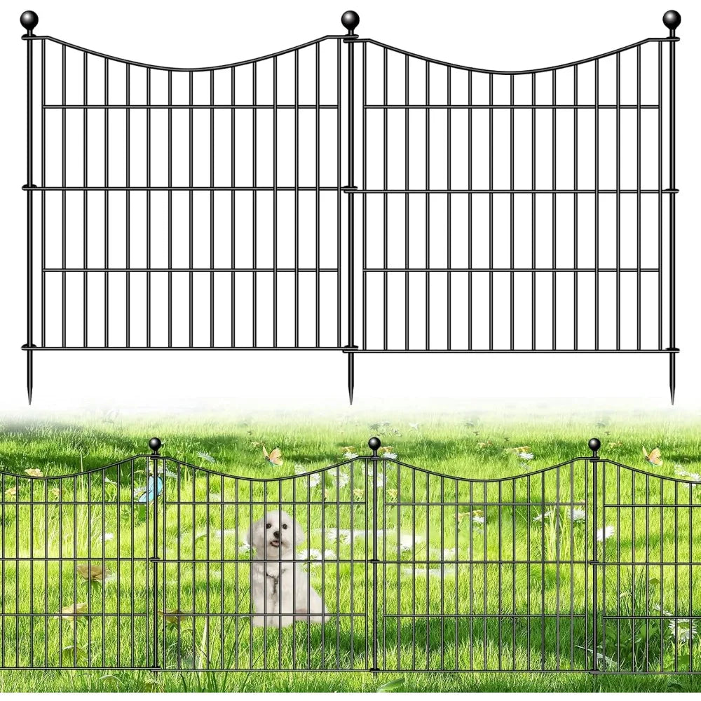 10 Panels No Dig Dog Fence