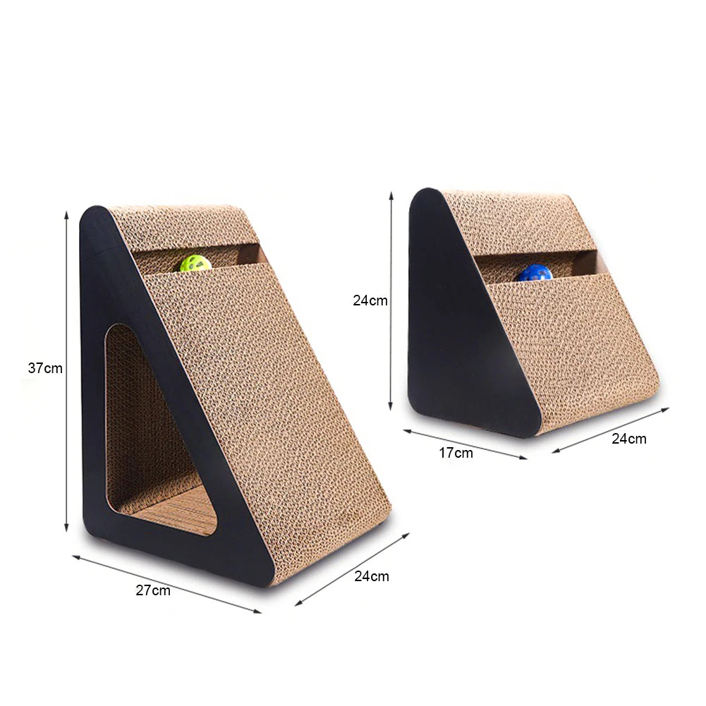 2 In 1 Cat Scratcher Cardboard
