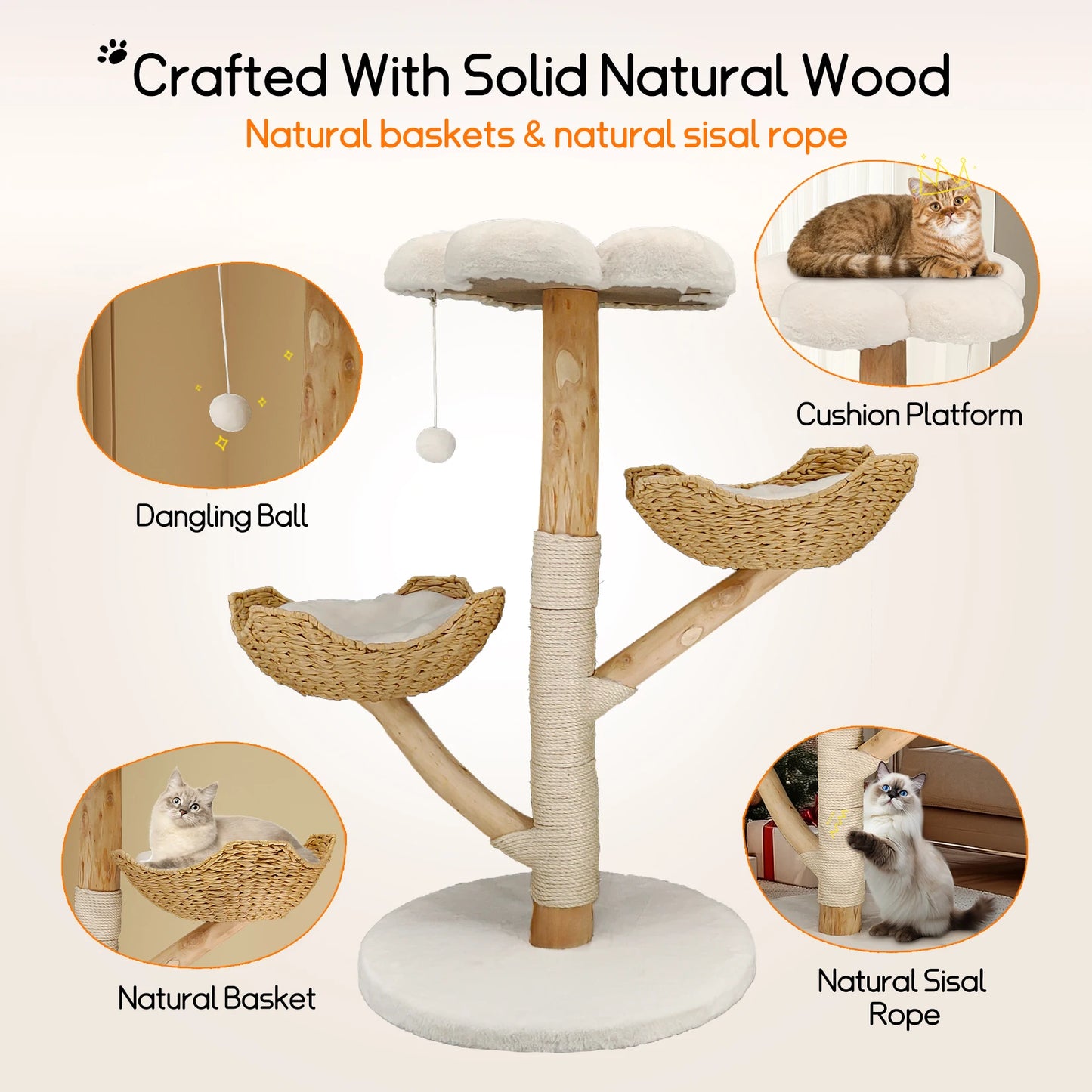 Bingopaw Cat Tree Tower