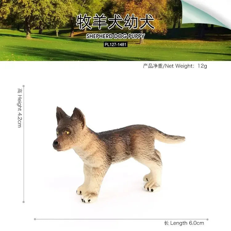Realistic Dog Figurines for Kids
