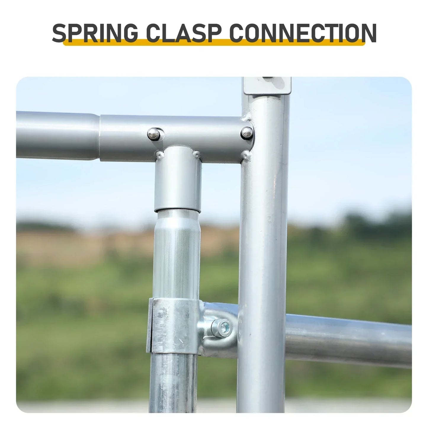 Large Metal Chicken Coop